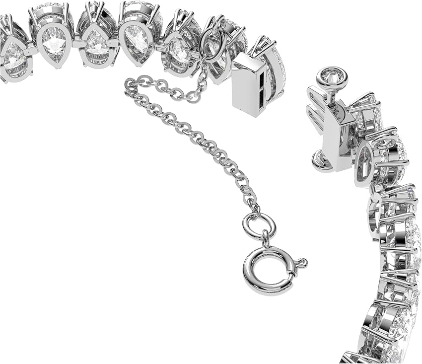 Thumbnail 2 de Swarovski Pulsera Tennis Millenia blanca Talla pera