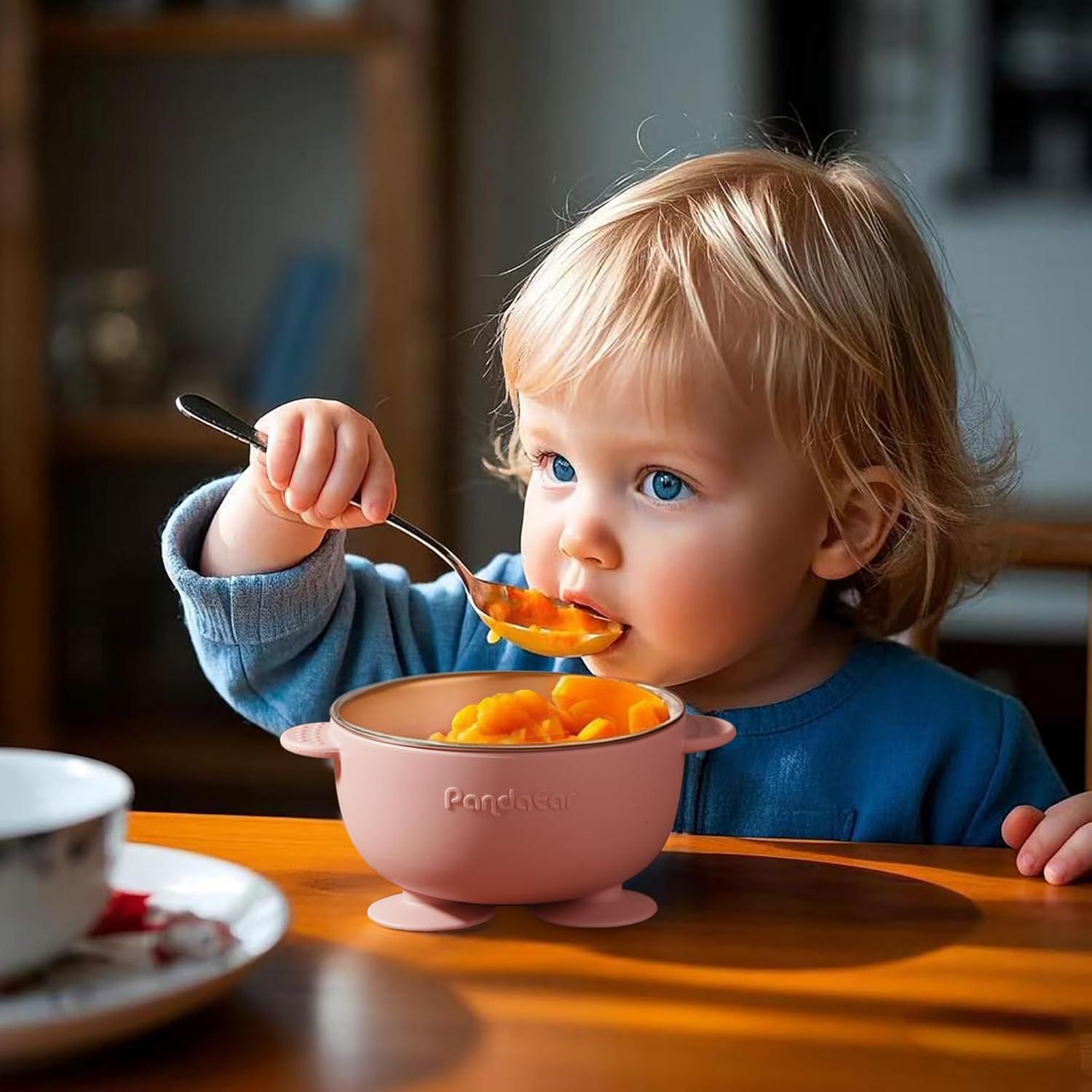 Thumbnail 1 de PandaEar 6 Pack Stainless Steel Baby Bowls and Spoons Set – Durable, Mess-Free Mealtimes