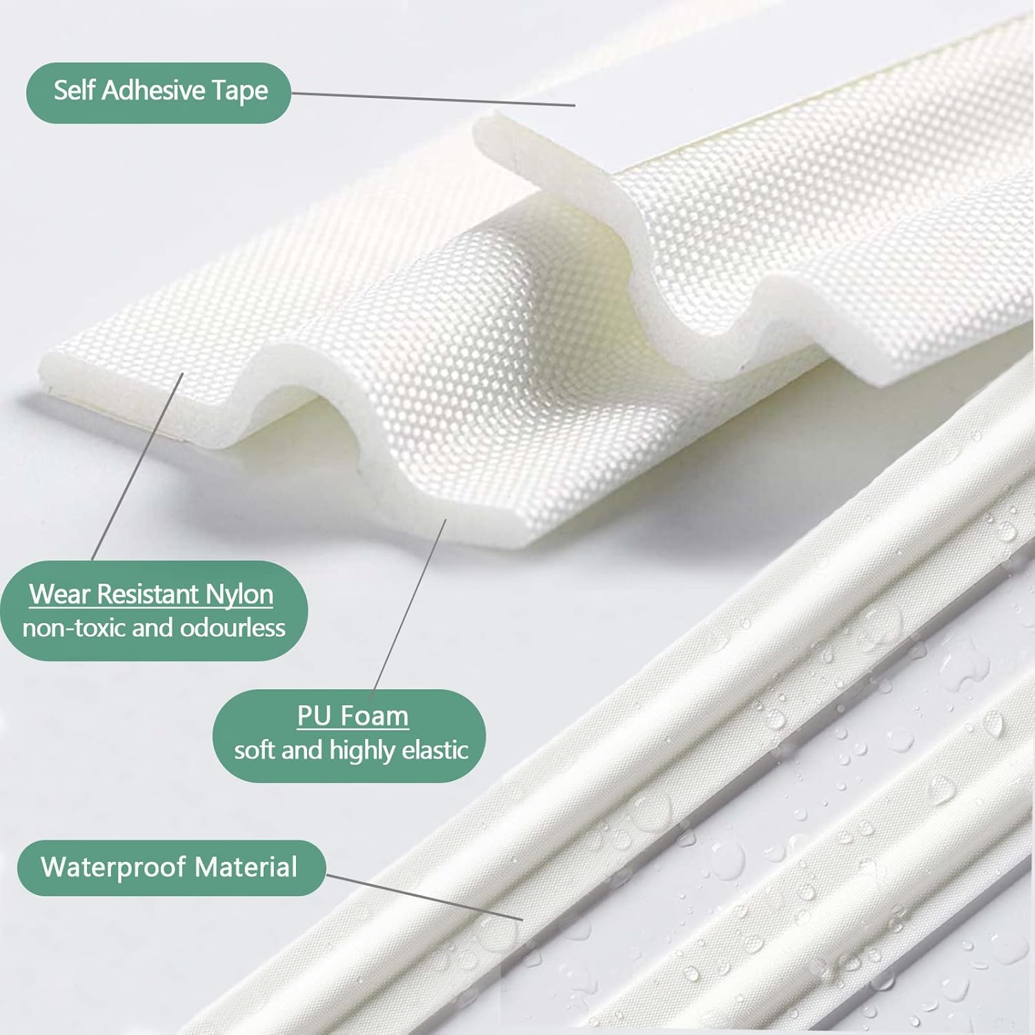 Detalle 2 de Window Draft Excluder T Shape 6M