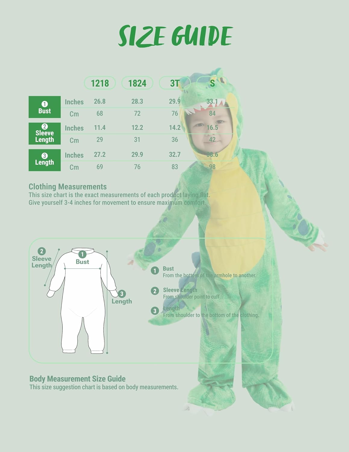 Thumbnail 6 de Spooktacular Creations Kids’ T. rex Costume, Polyester