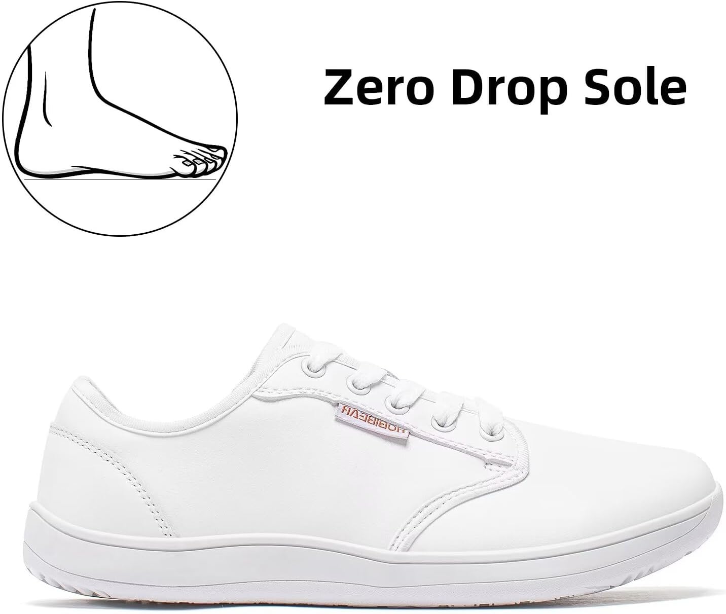 Thumbnail 2 de HOBIBEAR Unisex Barfußschuhe mit breiter Zehenbox aus Leder – Zero-Drop für Outdoor, Trail, Walking