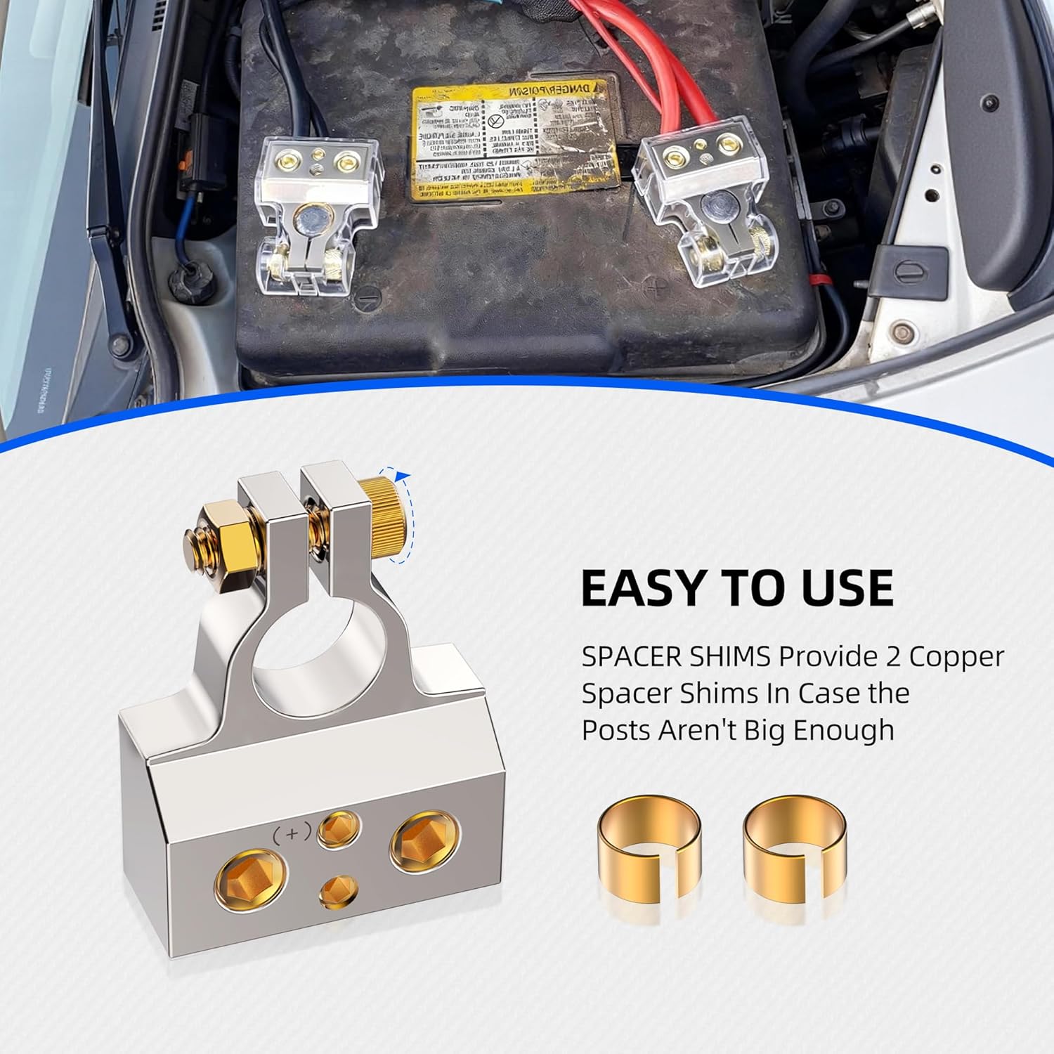 Detalle 2 de SUNMORN Battery Terminal Connectors 0 AWG