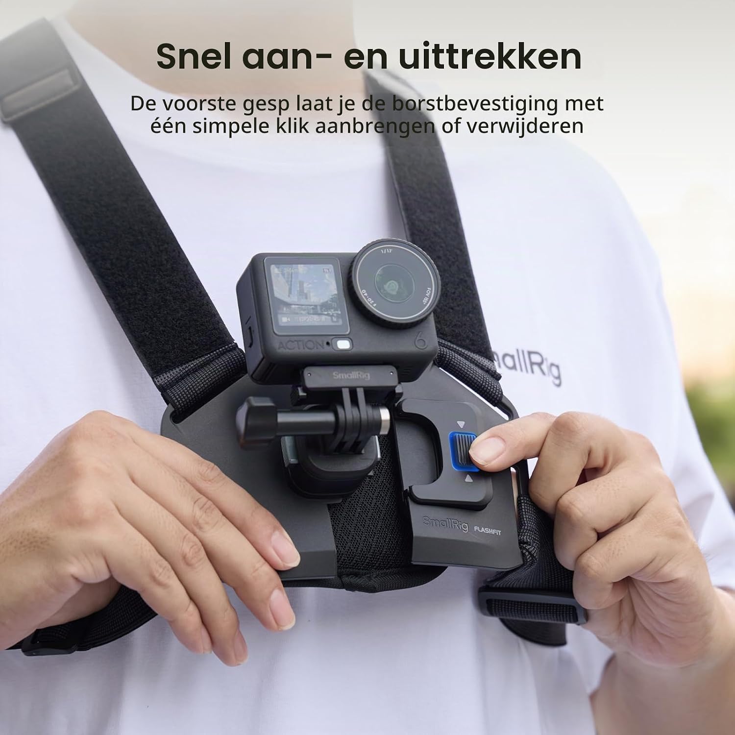 Thumbnail 2 de SMALLRIG 6305 borstbevestiging voor DJI Osmo Action 6 / Nano