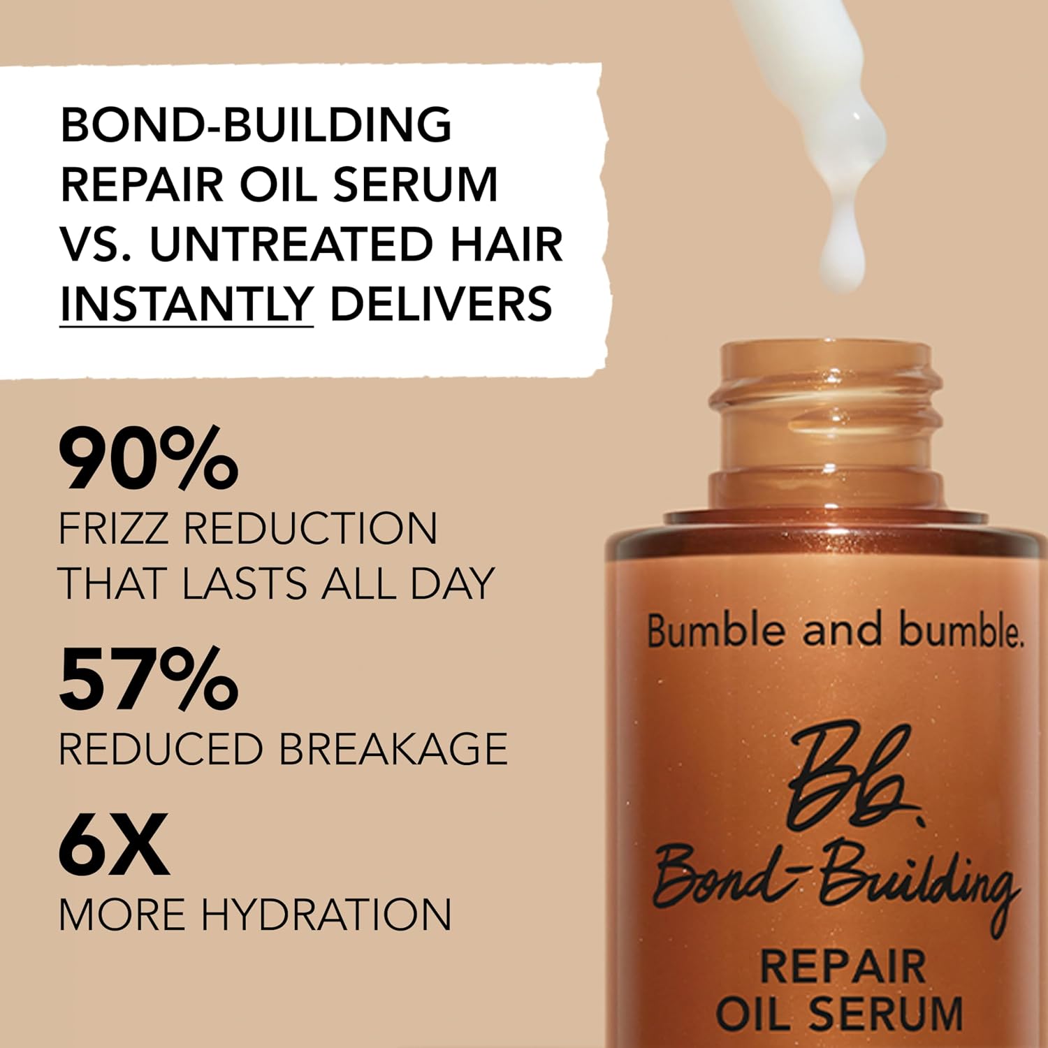 Detalle 2 de Bumble and bumble Bond-Building Hair Repair Oil Serum Treatment