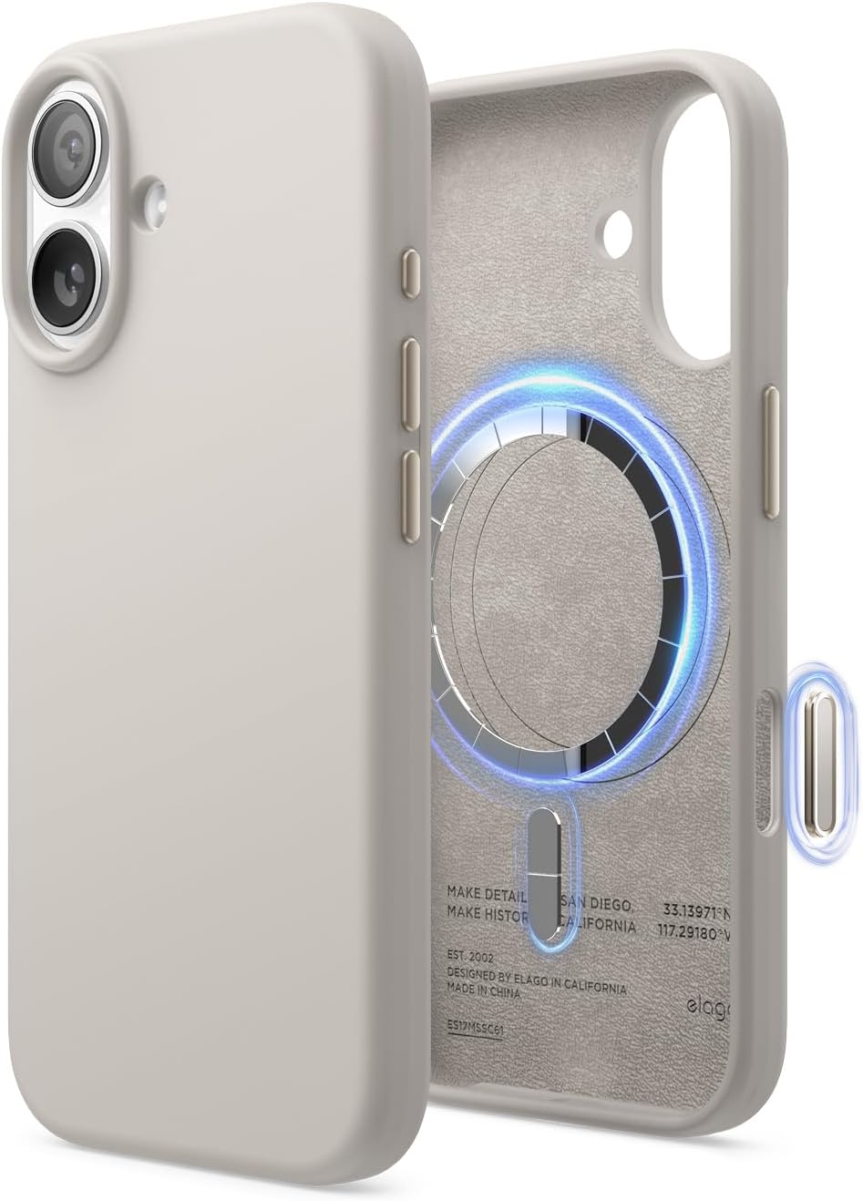 Detalle de elago Cover Magnetica iPhone 17 6,3