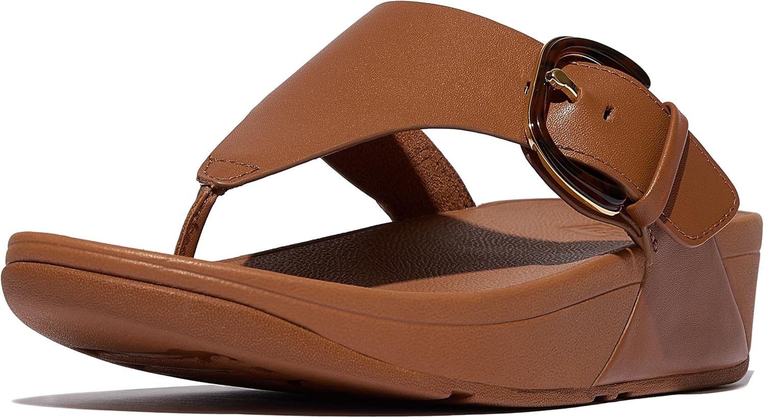 Thumbnail 6 de Fitflop Women's Lulu Resin-buckle Leather Toe-post Sandals