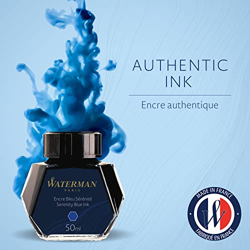 Thumbnail 1 de Waterman tinta para pluma estilográfica azul serenidad, 50 ml ✒