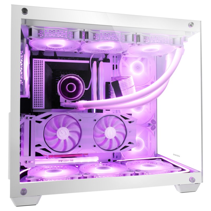 Thumbnail 1 de Mars Gaming MCV4 Torre XXL E-ATX con cristal templado sin marco (blanco)