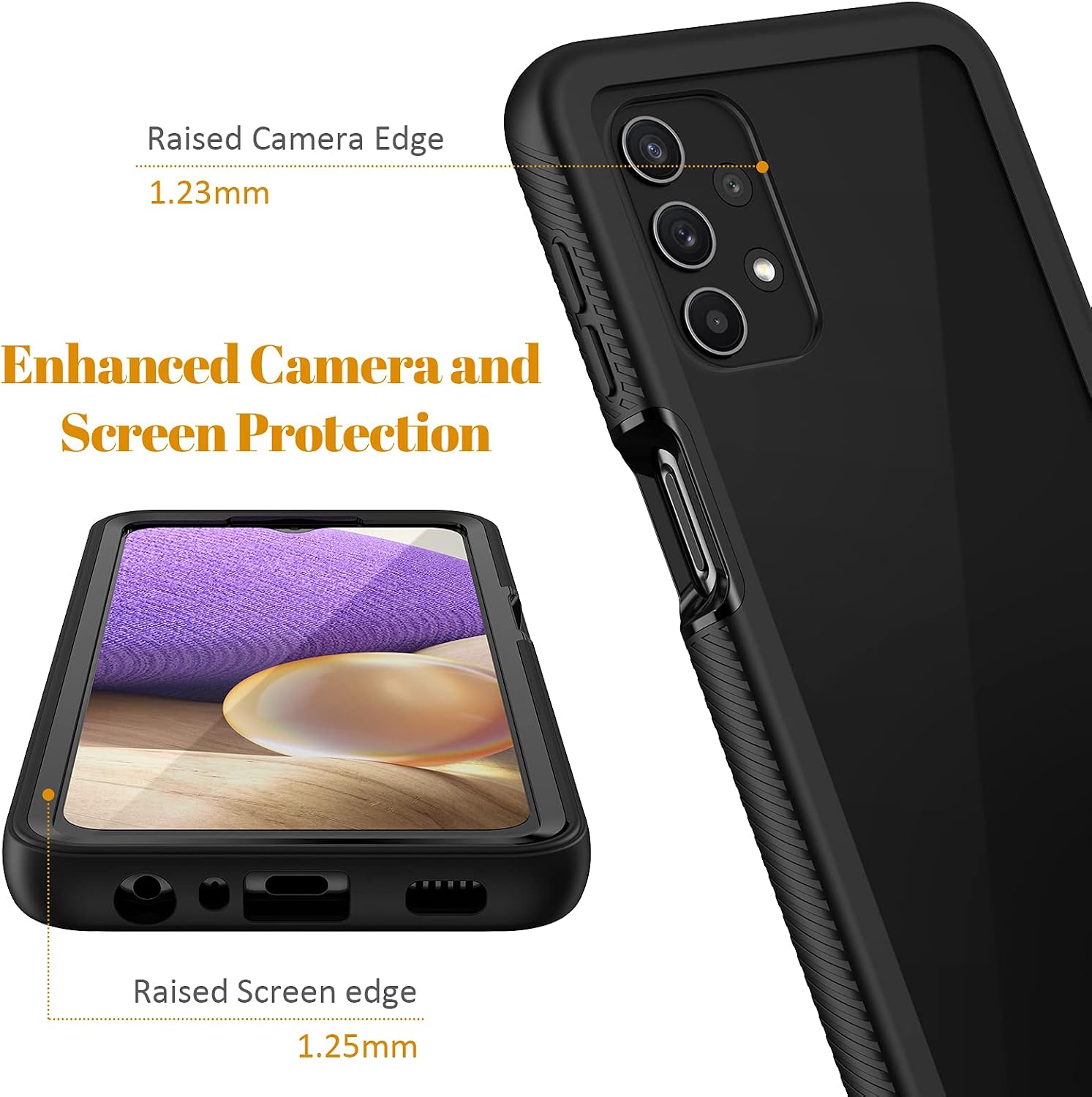Detalle 1 de A32 5G Case 17 x 8 x 1.2cm shockproof