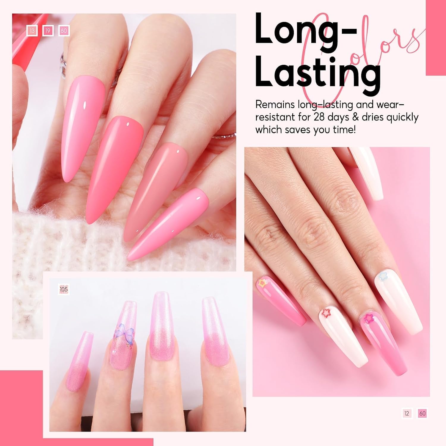 Thumbnail 3 de PEACECOLOR Smalto Semipermanente 10ML Rosa
