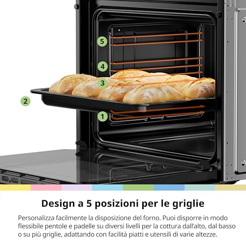 Thumbnail 5 de COMFEE' CBO70M80D2-BK Forno Elettrico Ventilato da Incasso Multifunzione da 70 L