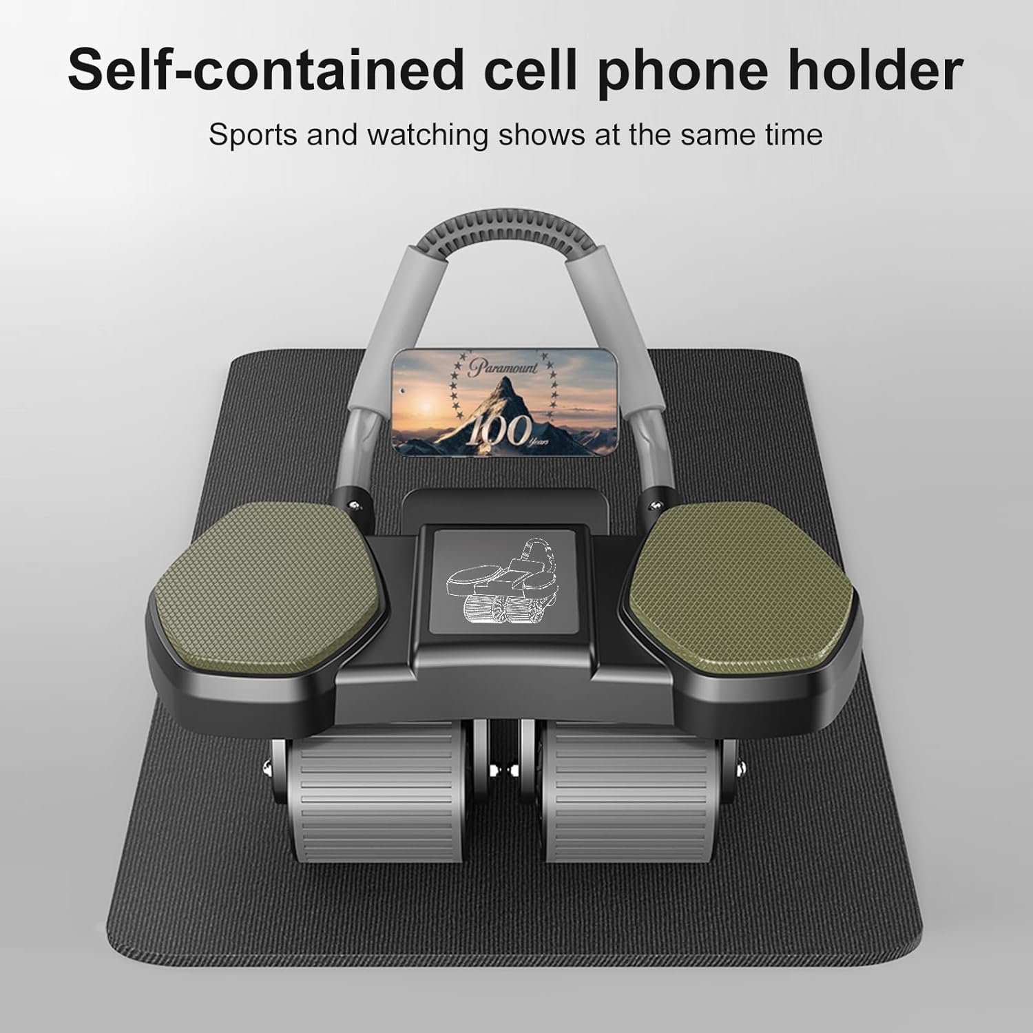 Thumbnail 2 de Ab Roller Wheel 4-Wheel Core Trainer