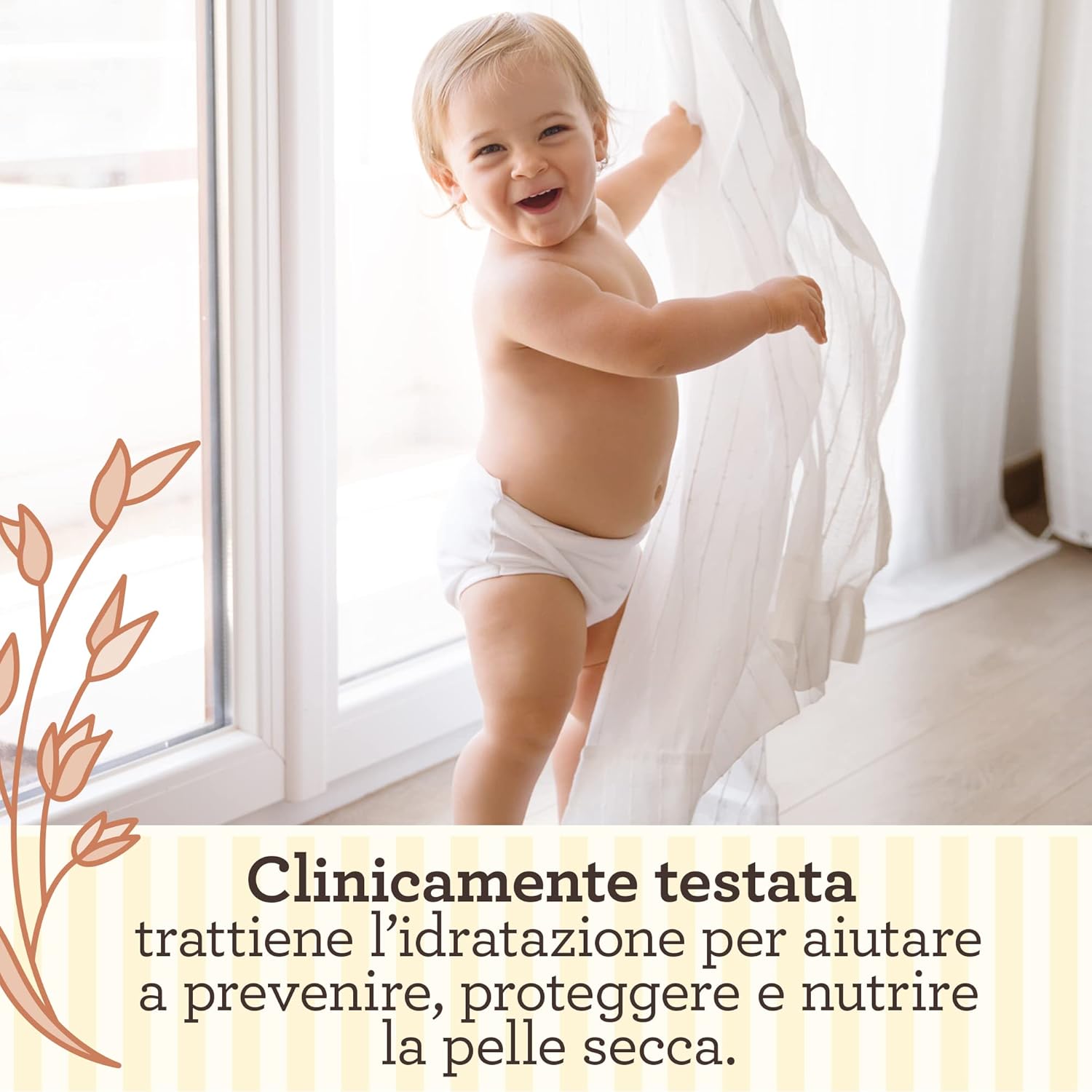 Detalle 2 de Aveeno Baby Daily Care Crema Idratante 150 ml – crema viso e corpo per neonati e bambini