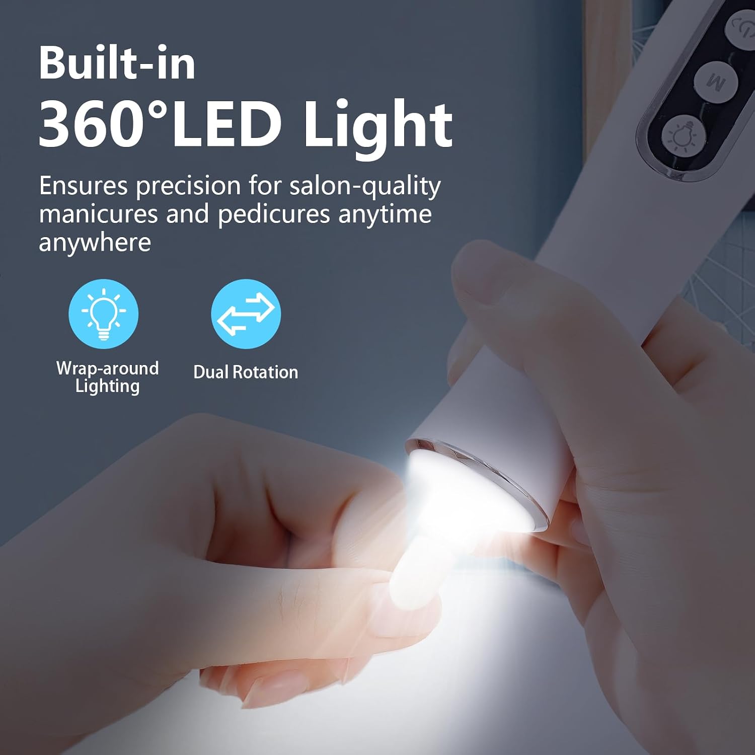 Detalle 2 de Electric Nail File, 2000 mAh