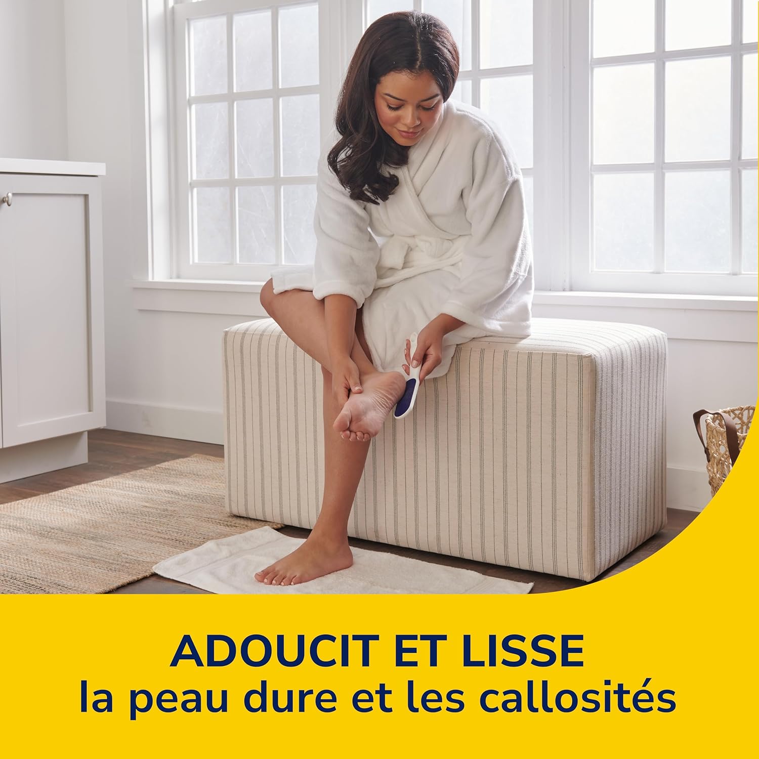 Detalle de Dr. Scholl’s Râpe Pieds Manuelle en Nano Verre – Élimine en douceur les callosités