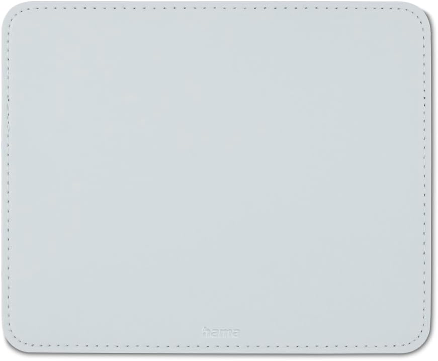 Detalle de Hama Cuir Synthétique tapis de souris noir antidérapant pour bureau