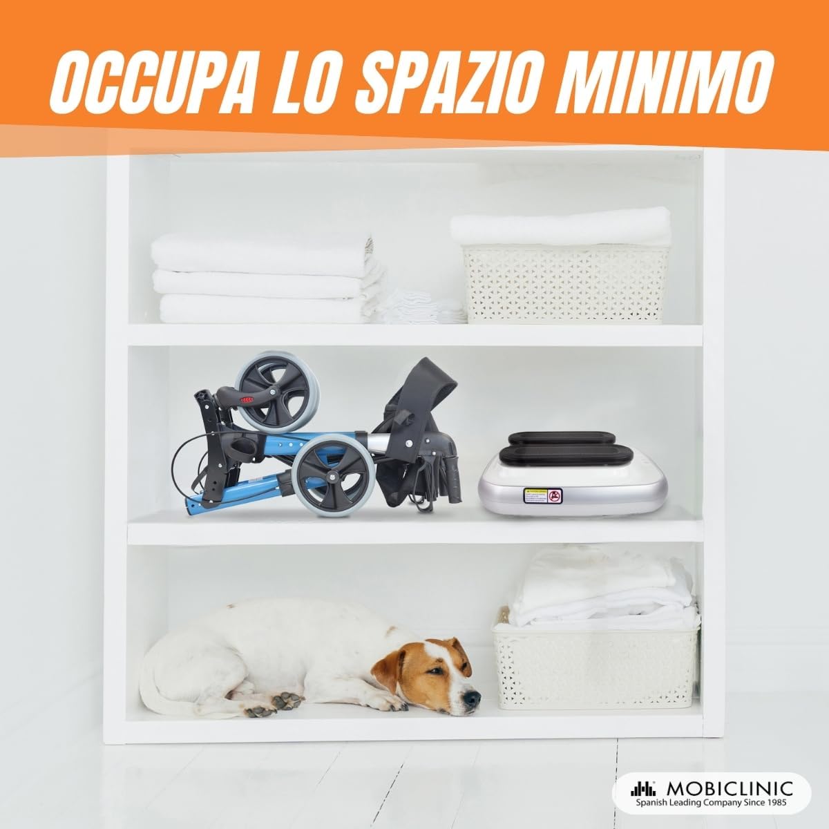 Detalle de Mob iclinic Esercitatore Passivo per Gambe – Legfit, con Telecomando e Velocità Regolabile