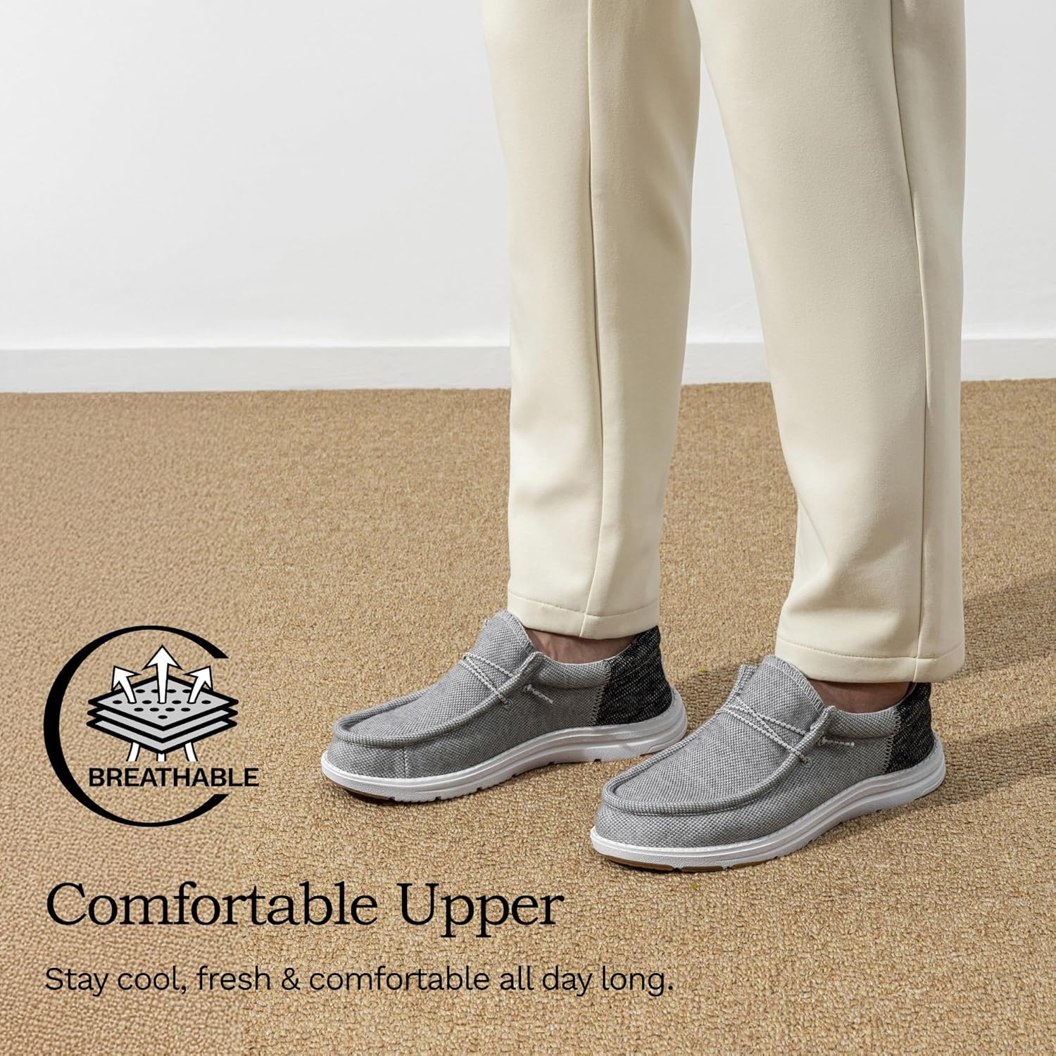 Thumbnail 5 de Bruno Marc Men’s Arch Support Casual Slip-on Loafers (Non-Slip Boat Shoes)