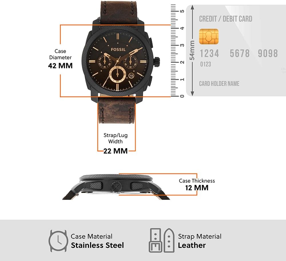 Thumbnail 4 de Fossil Montre Machine Homme 42 mm Quartz