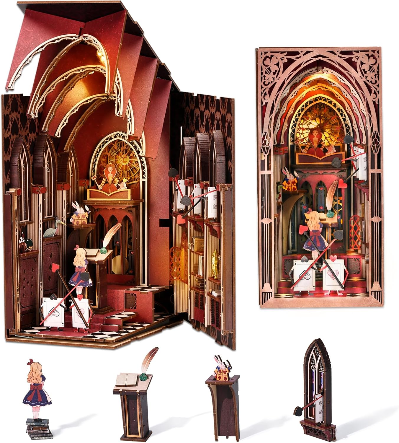 Detalle de Book Nook Kit DIY Miniature Dollhouse