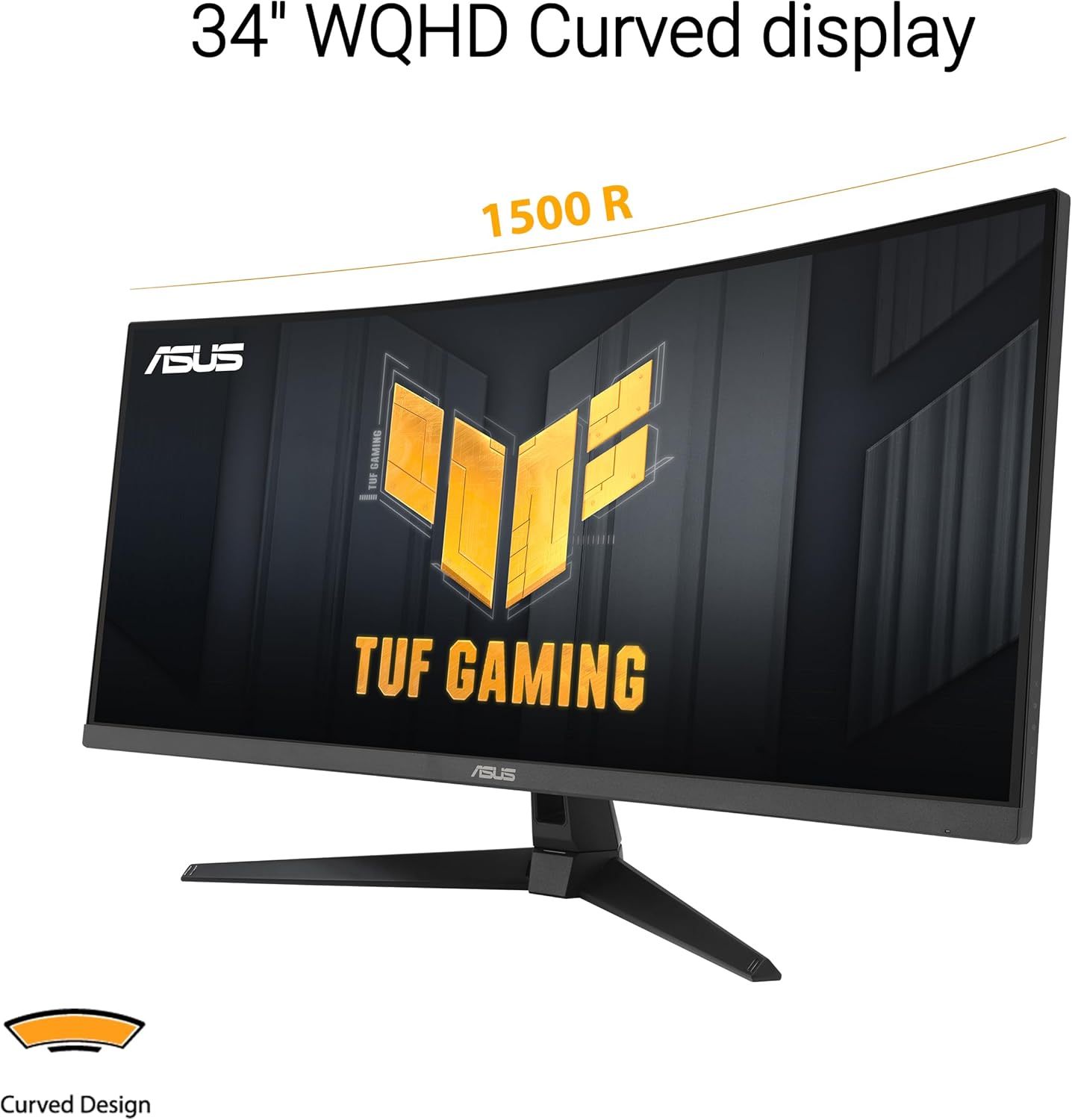 Detalle 2 de ASUS TUF Gaming VG34VQ3B 34" Curved QHD Monitor