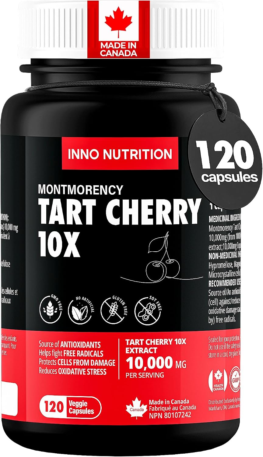 Detalle de Inno Nutrition Organic Tart Cherry 10:1 Extract, 120 Capsules