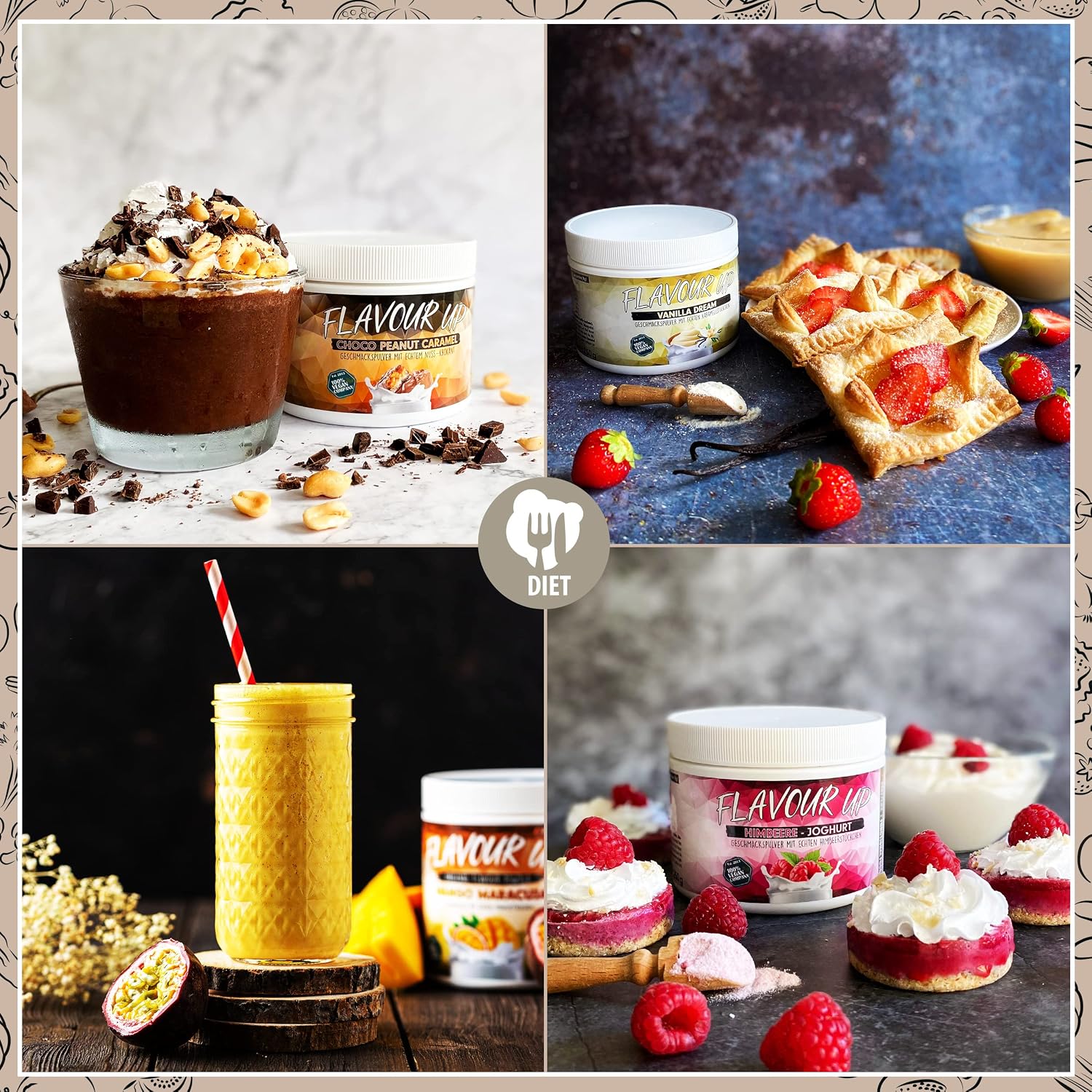 Thumbnail 3 de Geschmackspulver MANGO MARACUJA 250 g – FLAVOUR UP