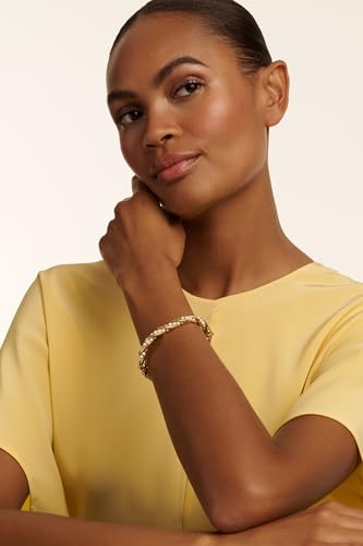 Thumbnail 2 de Ted Baker Tilaa Twisted Pearl Cuff Bracelet for Women (Gold/Pearl)