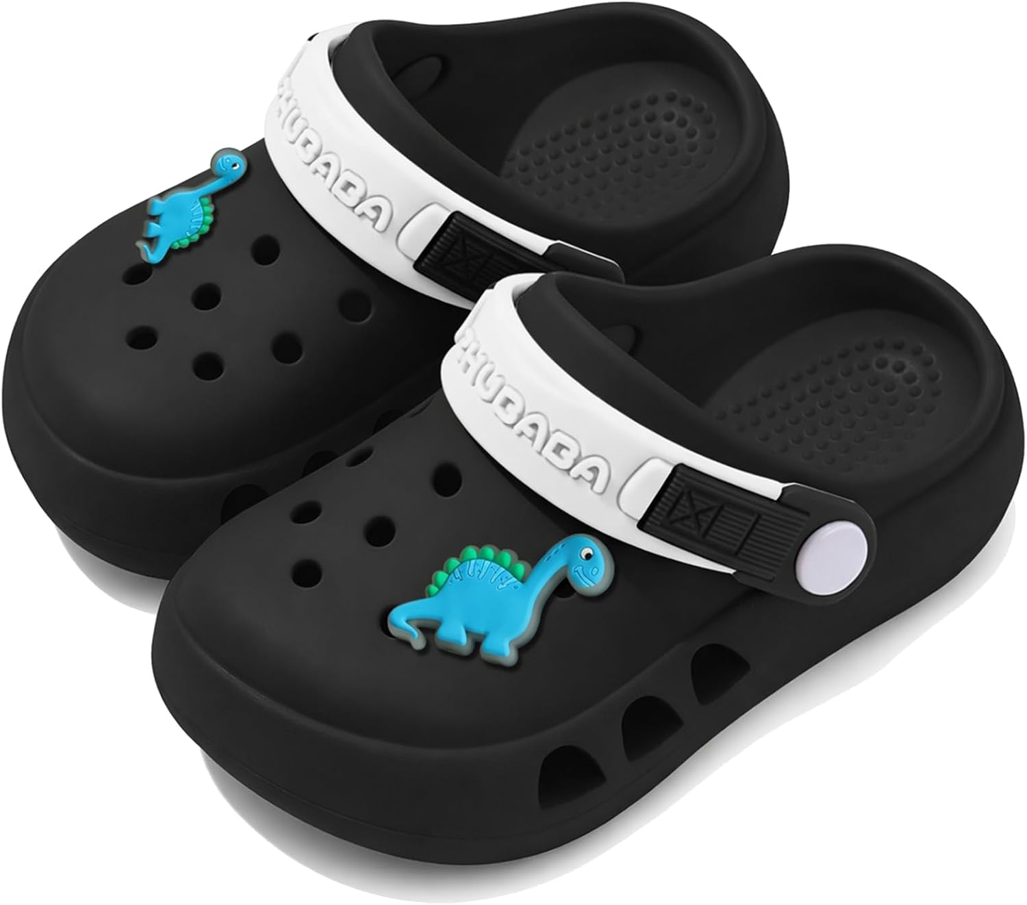 Detalle de Neoxlem Kids Toddler Clogs: Dinosaur Slip-On Sandals for Outdoor Play