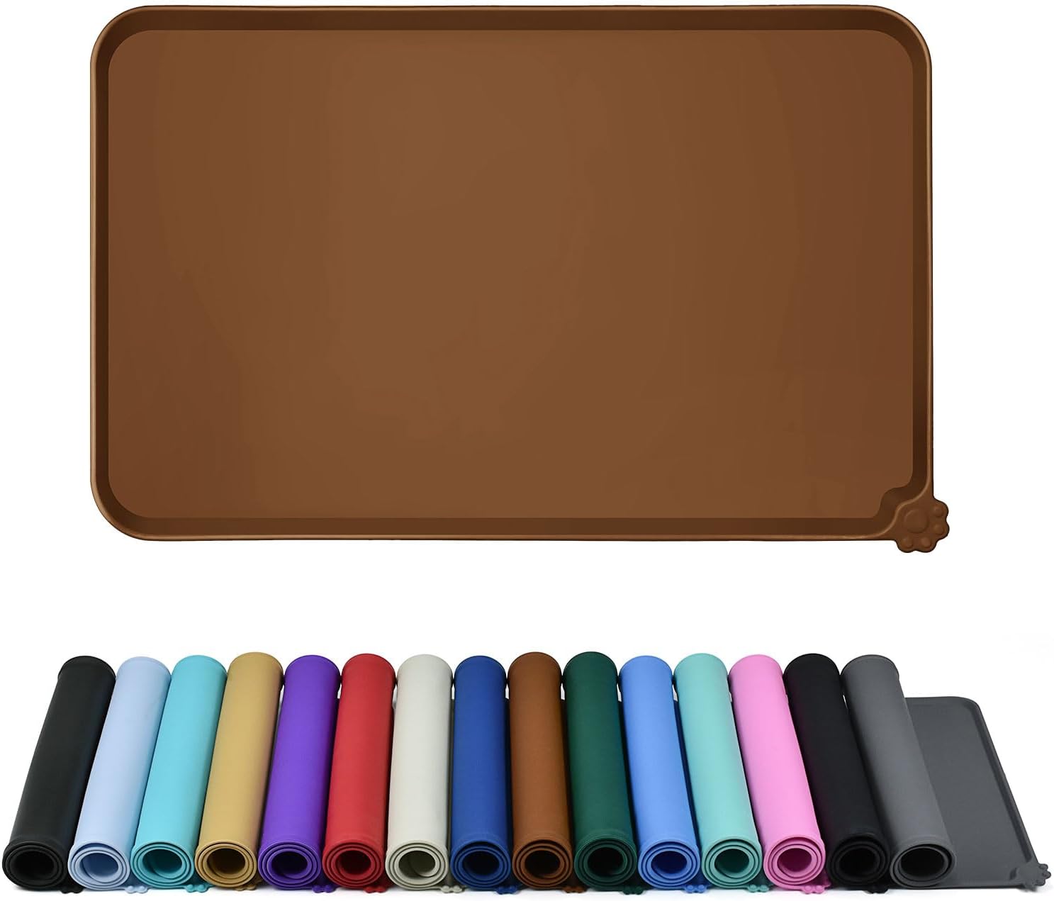 Thumbnail 6 de Reopet Waterproof Pet Feeding Mat with Raised Non-Slip Silicone Edges