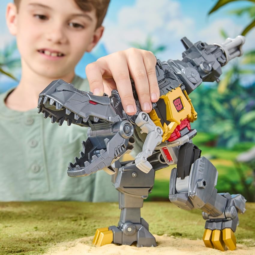 Detalle de Transformers CYBERWORLD Grimlock Mandíbulas de Batalla