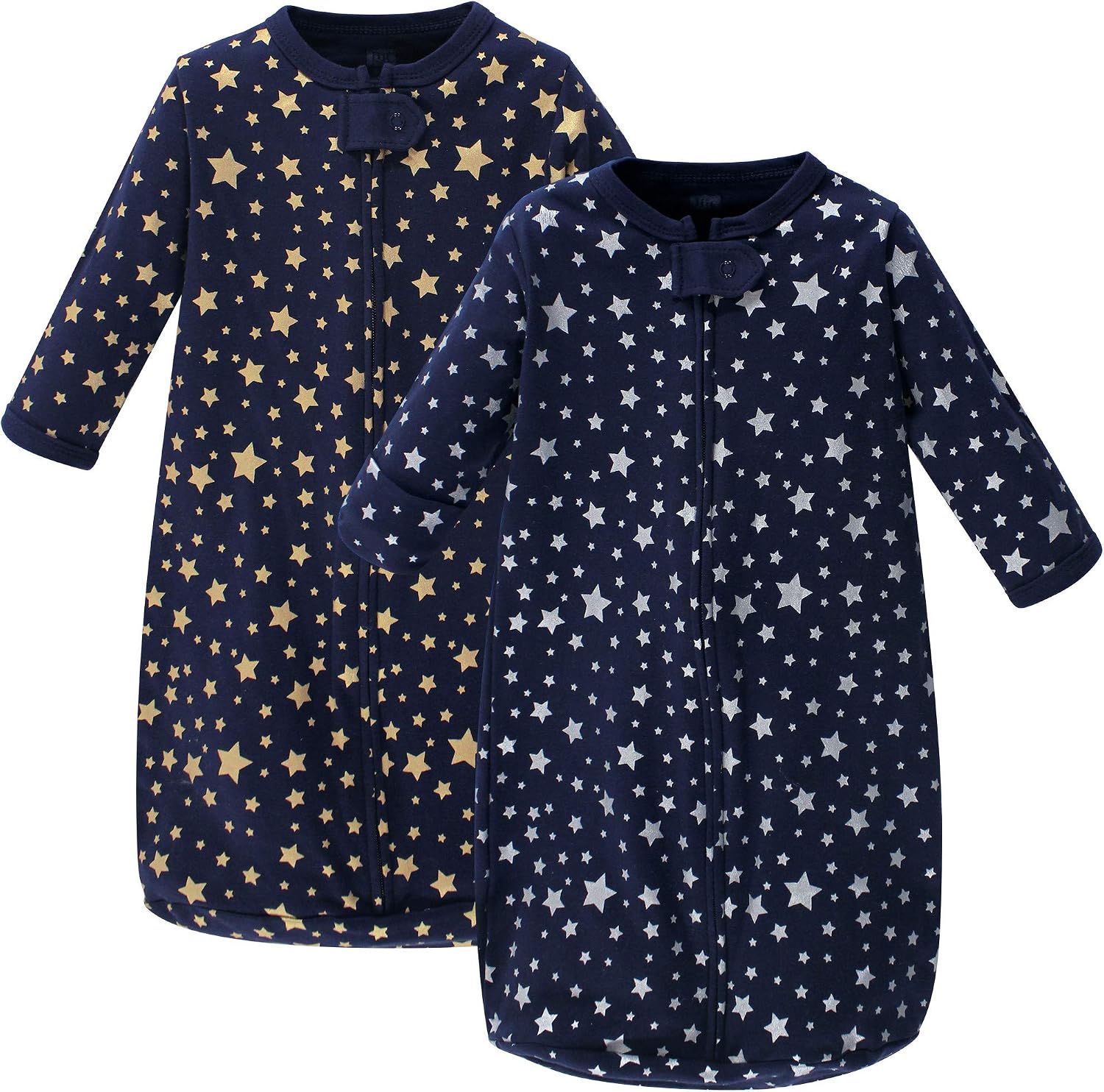 Detalle de Hudson Baby Wearable Sleep Sack, Cotton