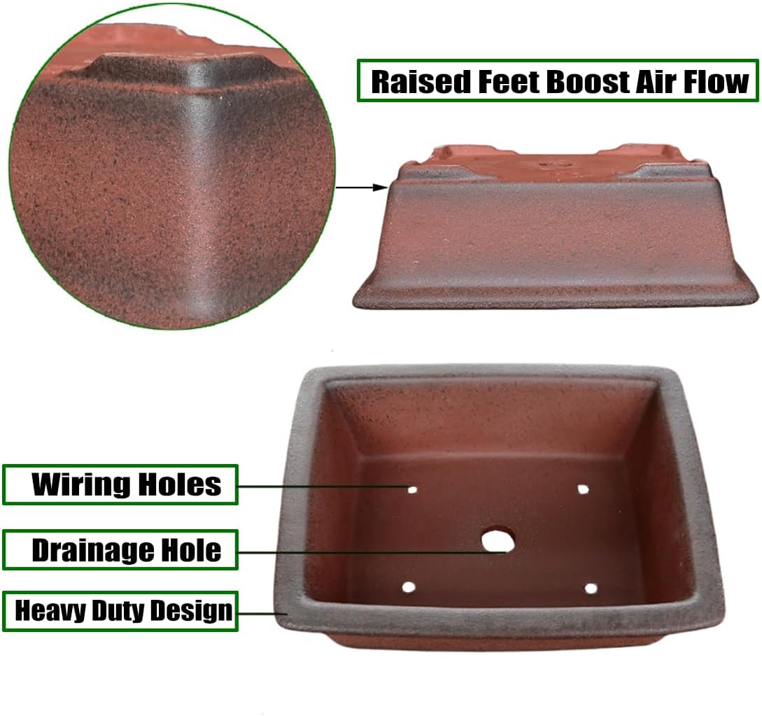 Thumbnail 2 de MUZHI vaso bonsai in ceramica 21 cm