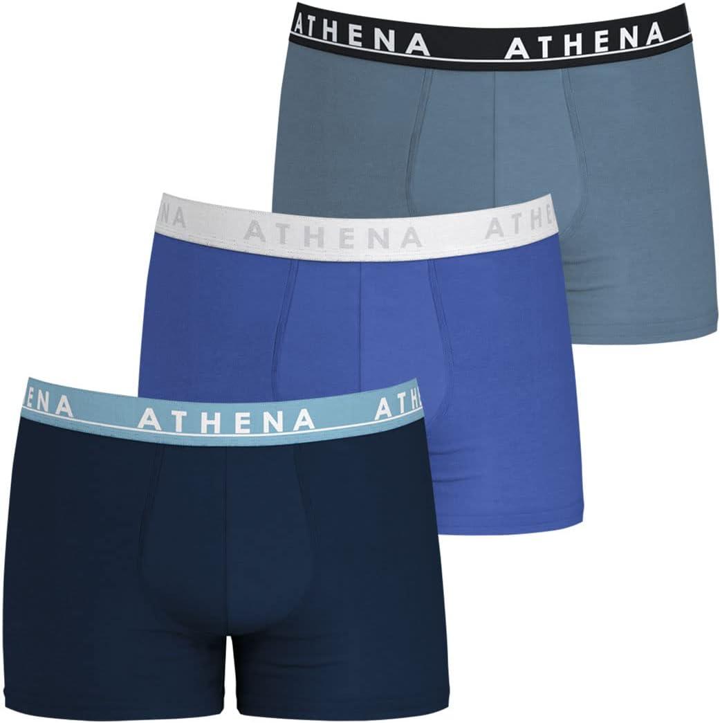 Thumbnail 6 de Athena – Lot de 3 boxers homme Easy Color, coton élastique respirant
