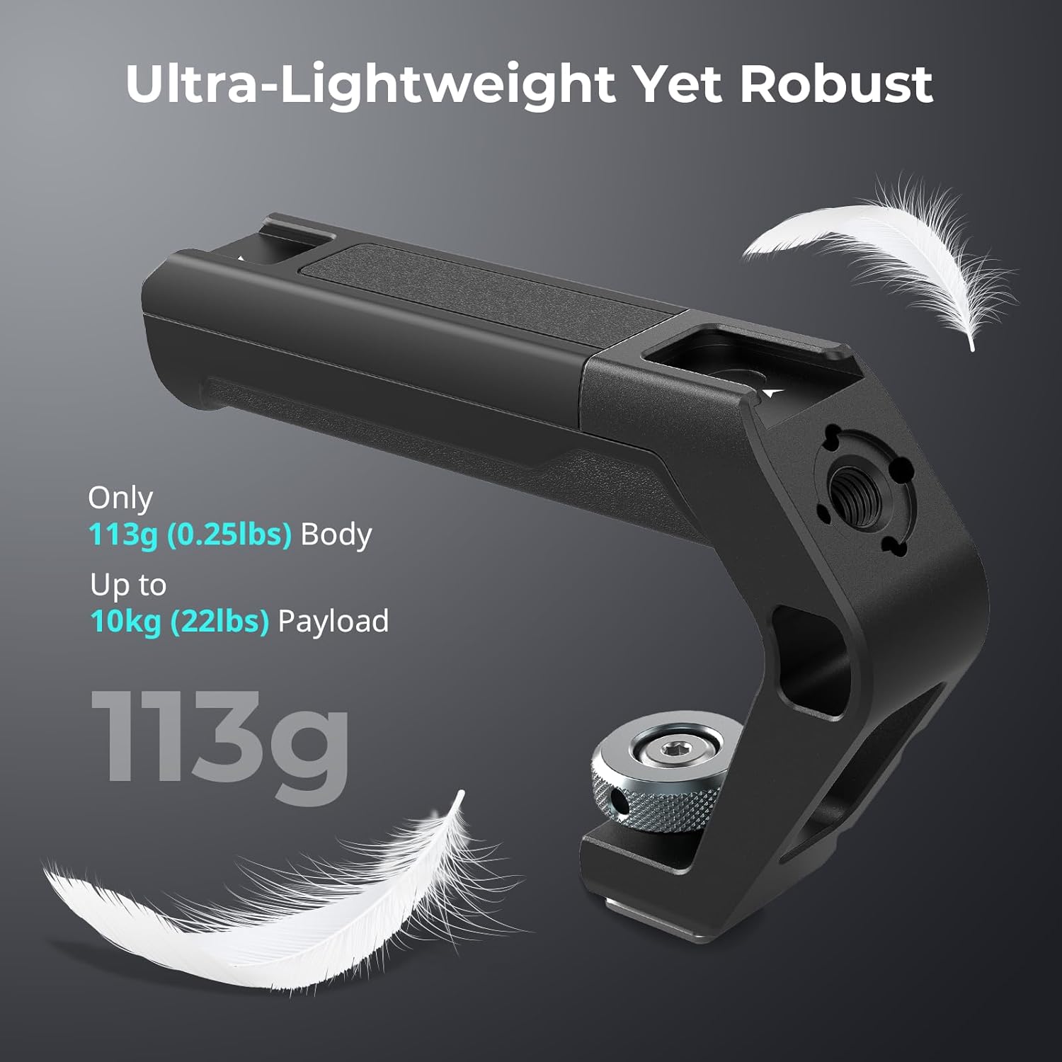Thumbnail 4 de SmallRig Poignée Supérieure Ultra-Légère 5976 pour griffe flash – 113 g, multi-pointes d’accroche et fixation ARRI