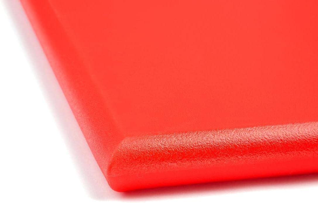 Detalle 2 de Hygiplas Schneidebrett Hohe Dichte, extra dick, Rot – 25 x 450 x 300 mm
