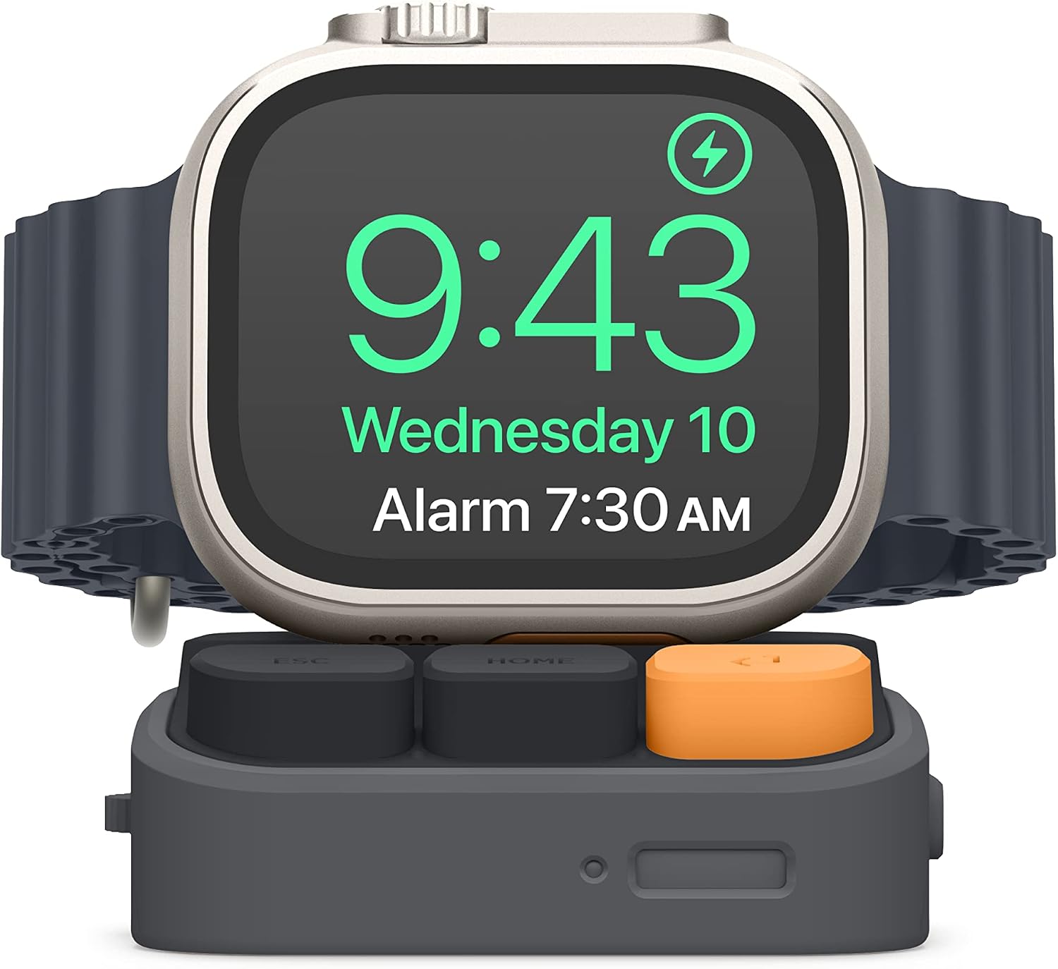 Thumbnail 1 de elago W9 Stand for Apple Watch Ultra and Galaxy Watch (charging dock holder) – silicone, cable not included