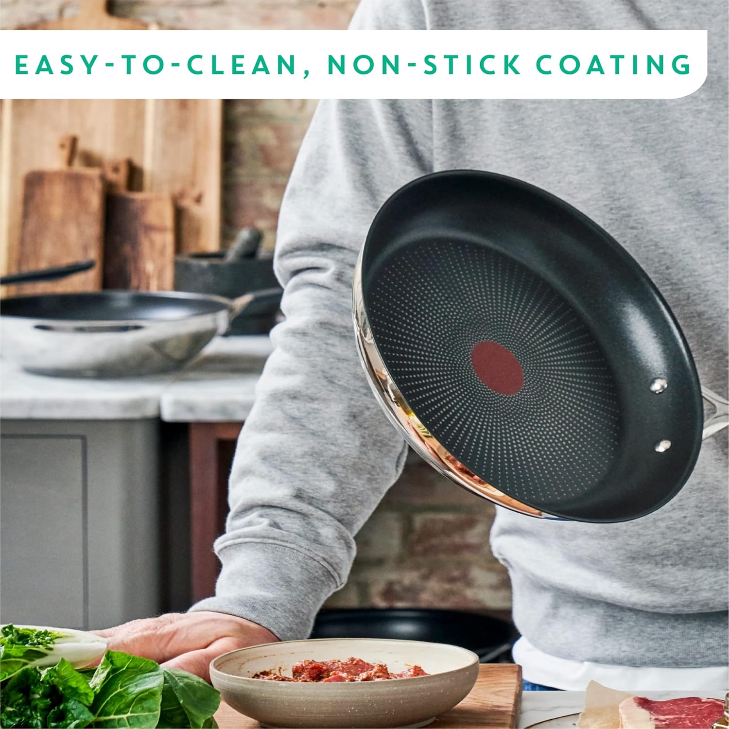 Thumbnail 2 de Tefal Jamie Oliver Cook's Direct 24cm Pancake Pan