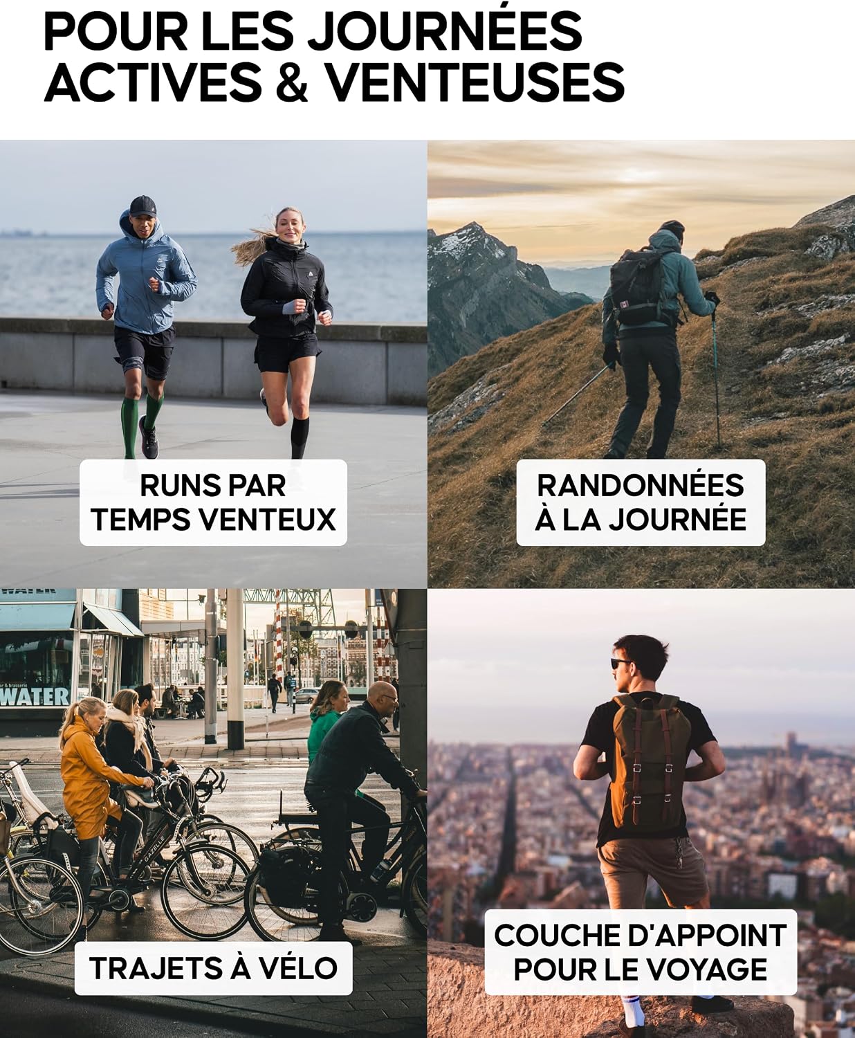 Thumbnail 4 de DANISH ENDURANCE Veste coupe-vent Homme