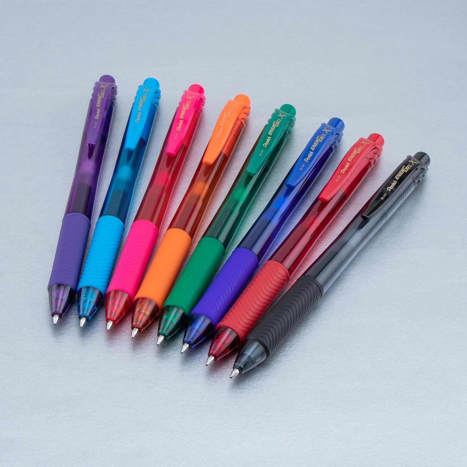 Detalle de Pentel EnerGel Gel-Tintenroller BL107-C mit Druckmechanik (0,7 mm)