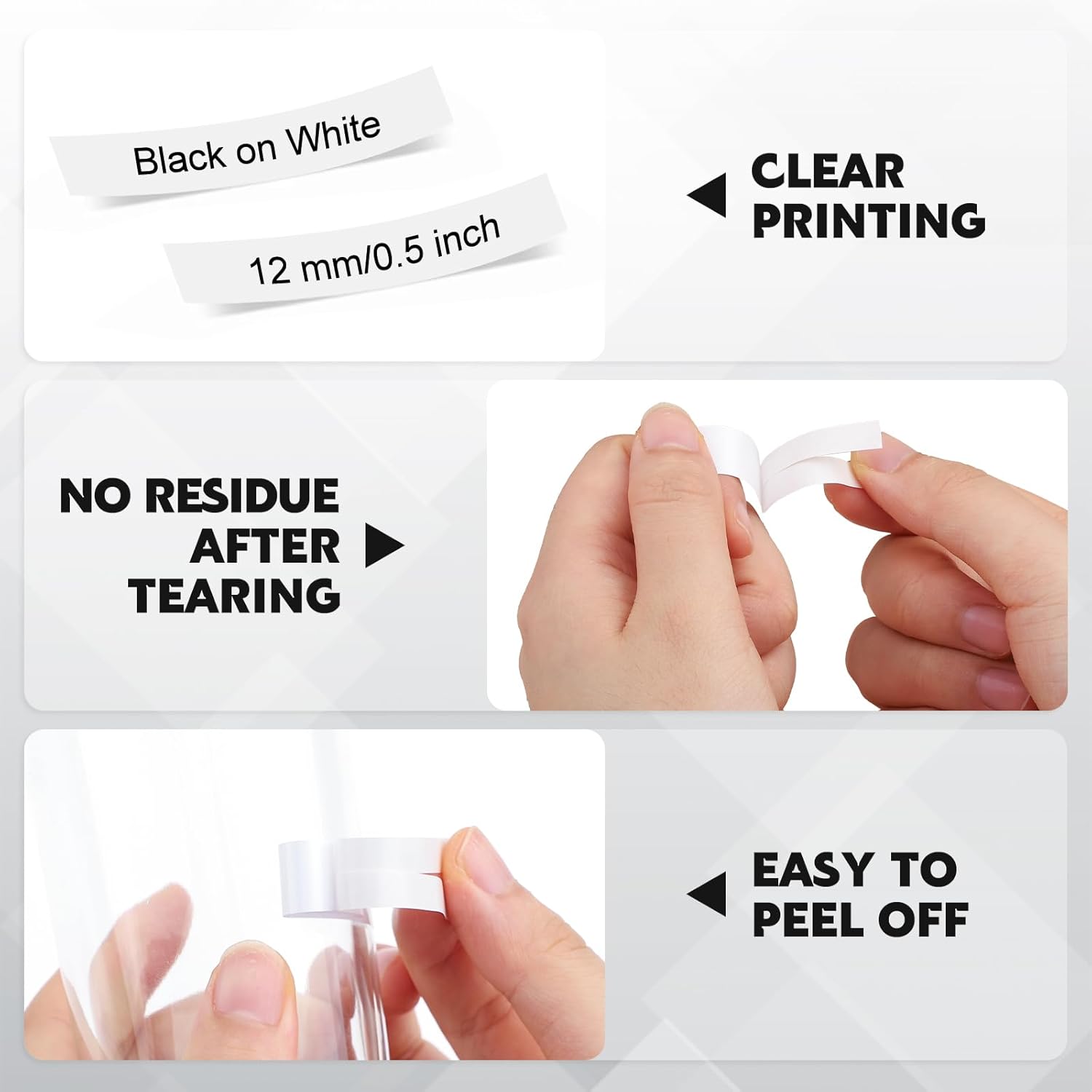 Thumbnail 4 de 5 Stücke Etikettenband 12 mm 📎