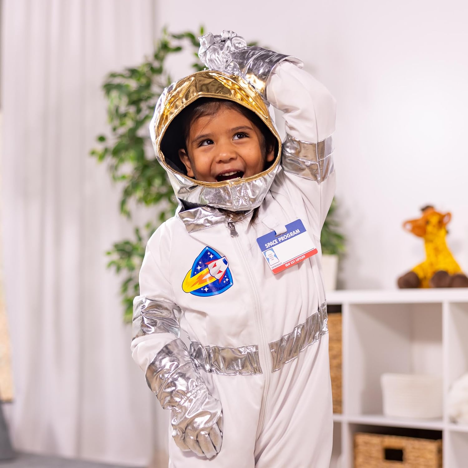 Detalle de Melissa & Doug Astronaut Role-Play Costume Set (3+)