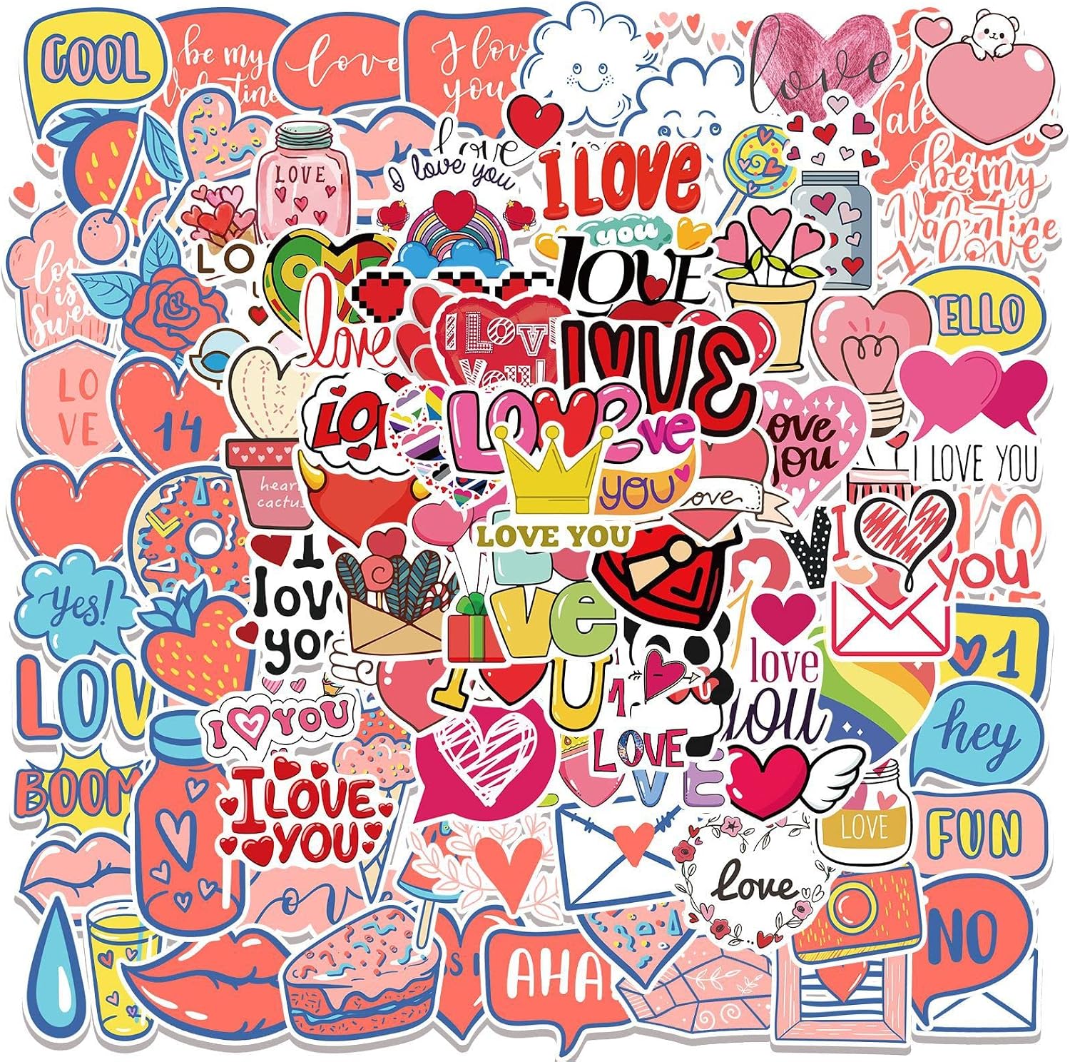 Detalle de Vinyl Stickers 50-Piece Pack