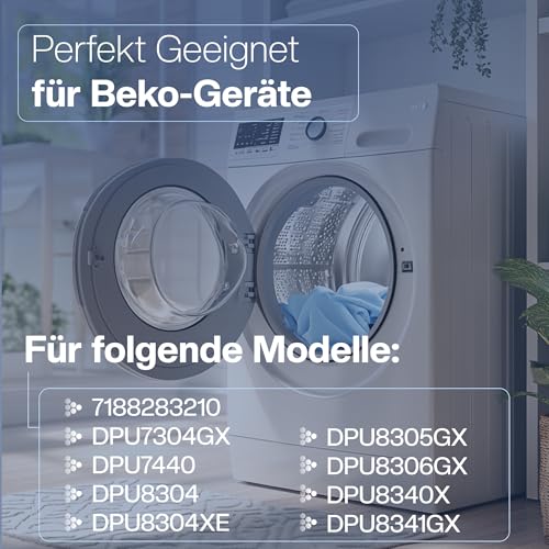 Detalle de 3 Filter für Beko Trockner – ersetzt 2964840100 (1E)