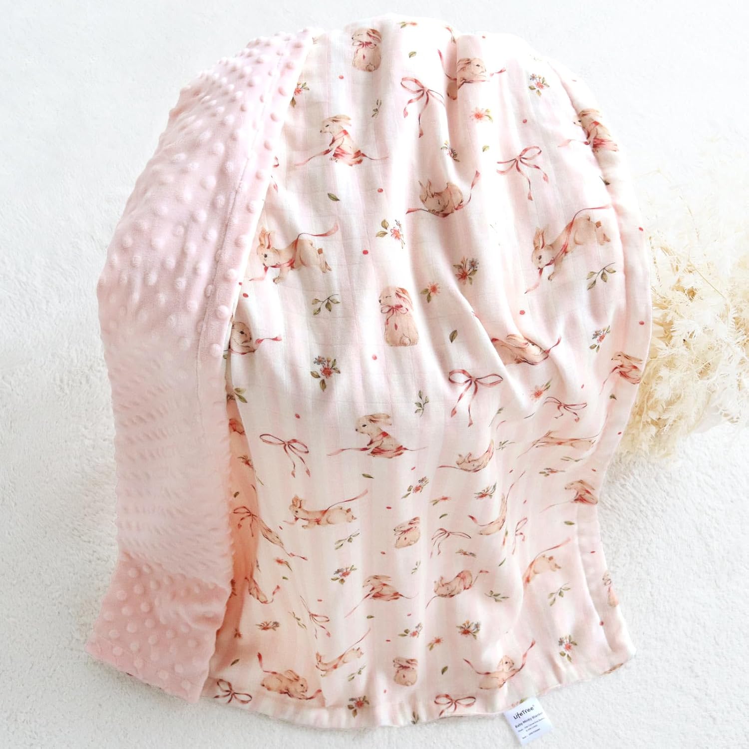 Detalle 2 de LifeTree Baby Blanket, 31 x 40 Inches
