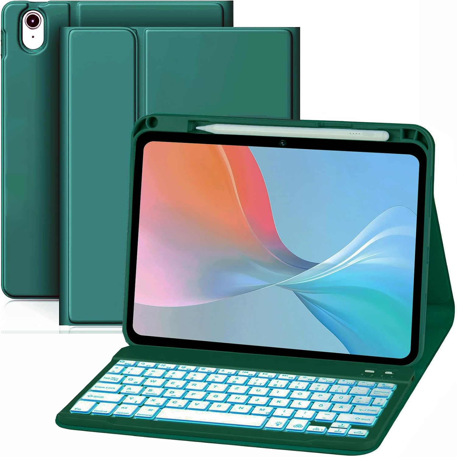 Detalle de iPad Tastaturhülle A16 mit Beleuchtung