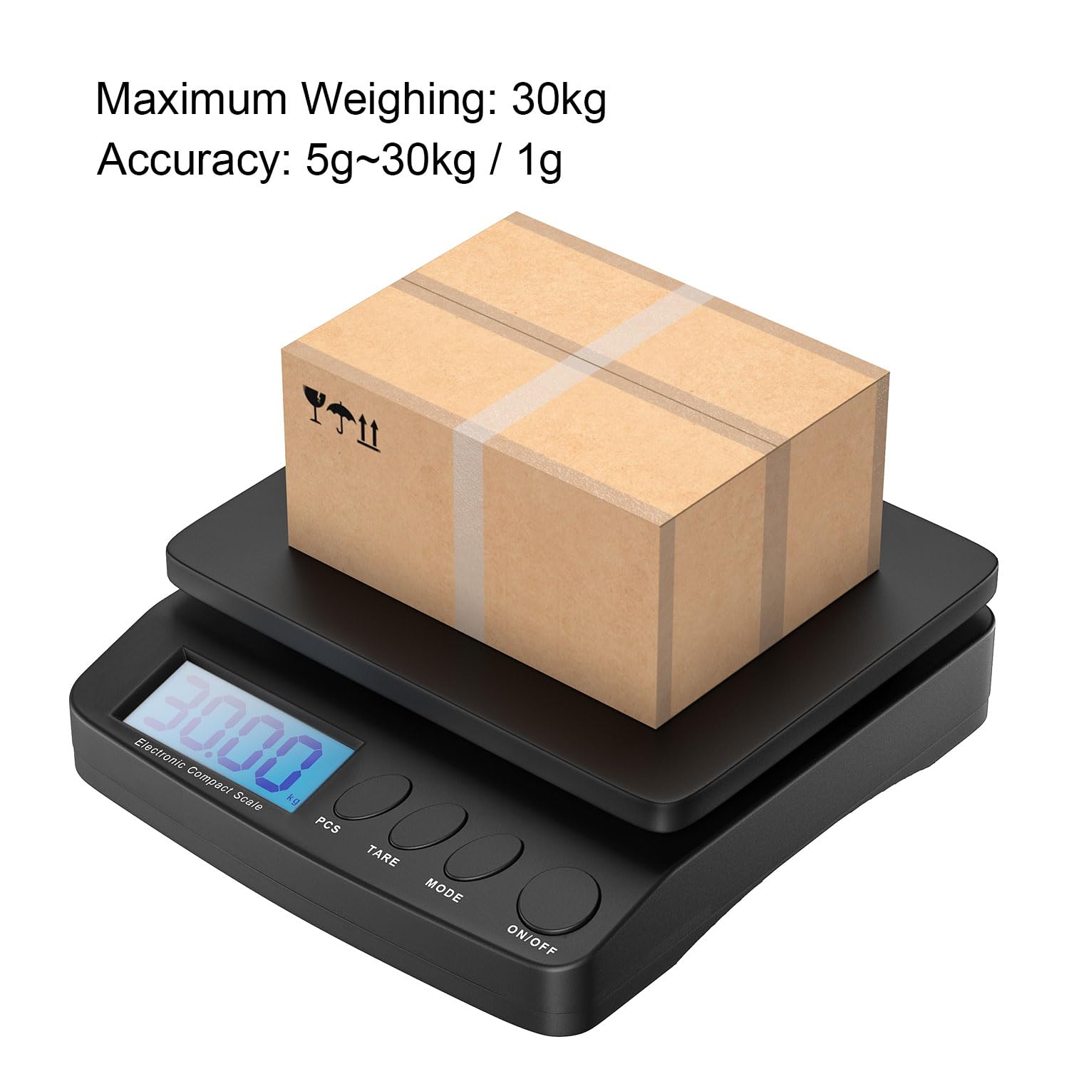 Detalle 2 de Anesty Digitale Paketwaage bis 30 kg – präzise, vielseitig und zuverlässig im Alltag