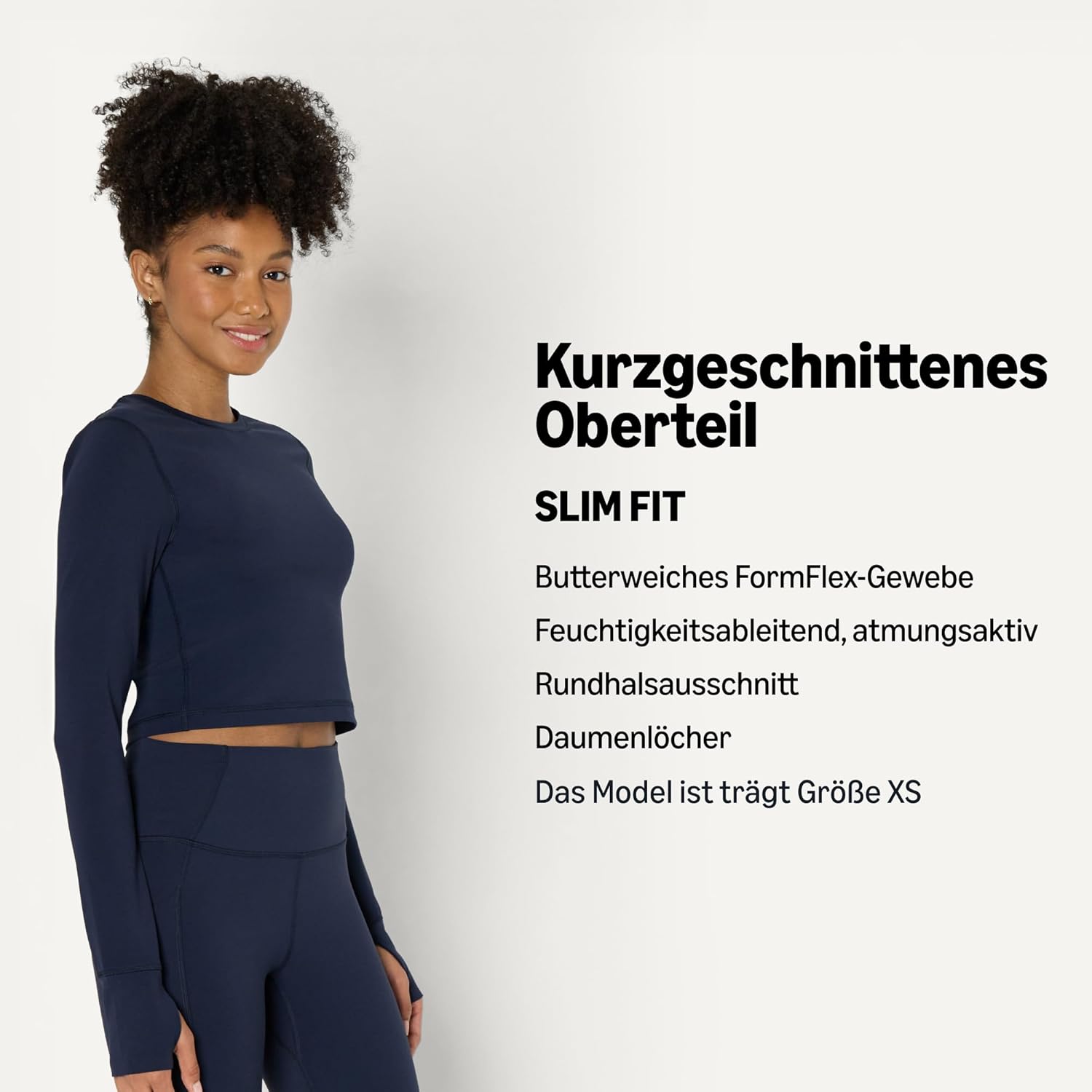 Thumbnail 3 de Amazon Essentials Damen Active FormFlex Buttery Soft Bauchfreies Layering-Workout-Top – eng, atmungsaktiv und vielseitig