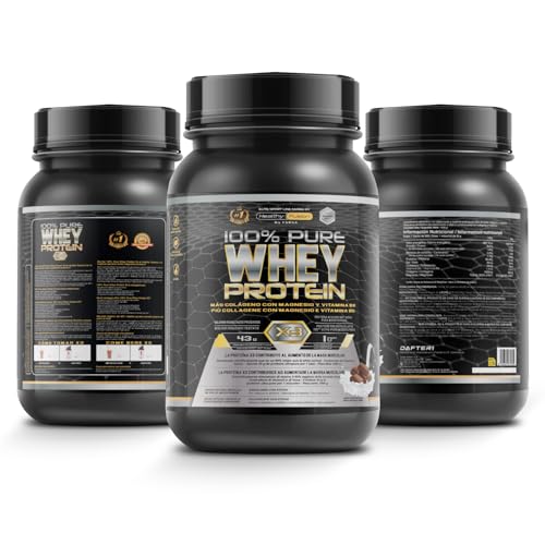 Detalle 2 de Healthy FUSION Whey Protein 1000g Cioccolato con Collagene e Magnesio – proteina pura per allenamenti intensi