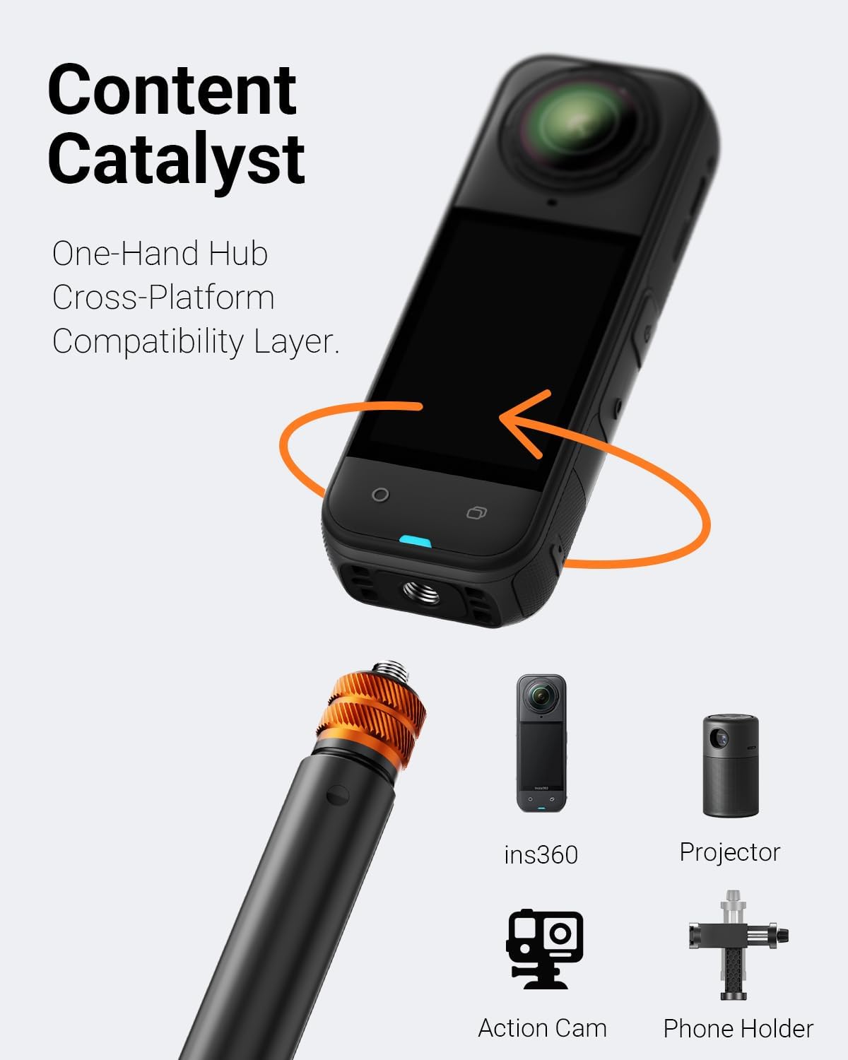 Thumbnail 4 de Vimose camera selfie stick tripod, 48-inch